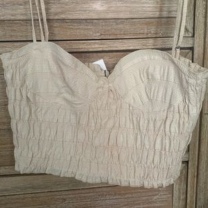 NWT Zara Cropped Tank TOp
